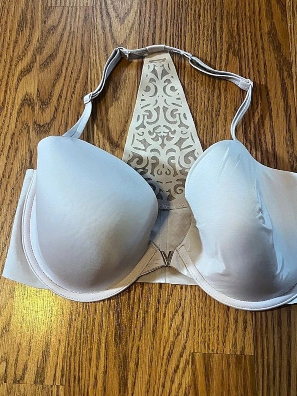 Victoria's Secret Racerback Demi Bra White 36DD